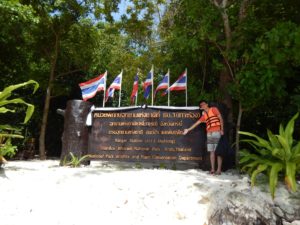 タイのクラビのホン島