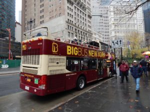 ニューヨークの観光バス