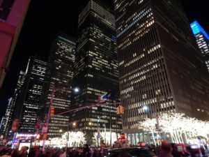 ニューヨーク5番街の夜景