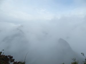 マチュピチュ山からの景色