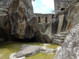 マチュピチュ遺跡の神殿